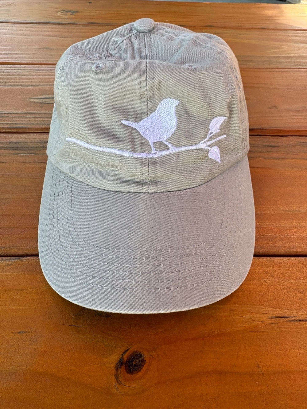 100% Cotton The Front Yard LA Restaurant Baseball Hat, Gray, Adjustable, Bird